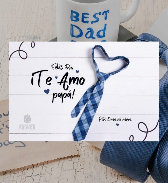 Feliz Día del Padre - Tarjeta de Regalo - Gift Cards - Pistacho Coffee Brunch
