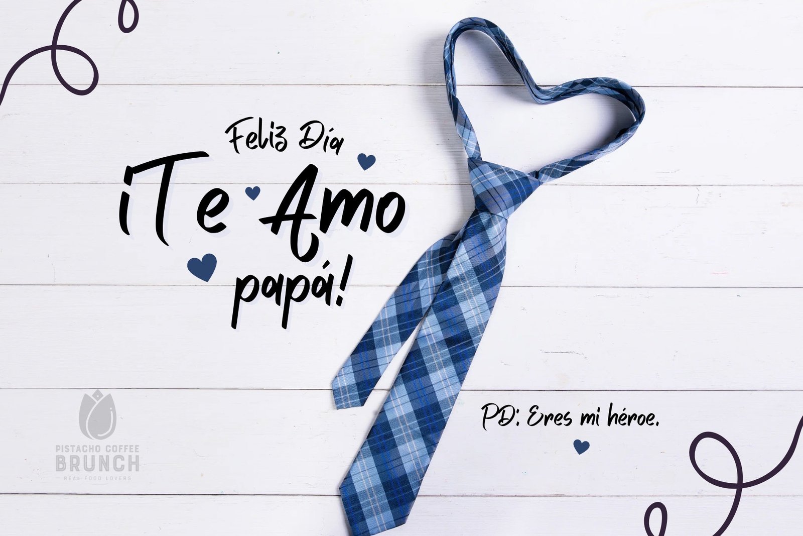 Feliz Día del Padre - Tarjeta de Regalo - Gift Cards - Pistacho Coffee Brunch
